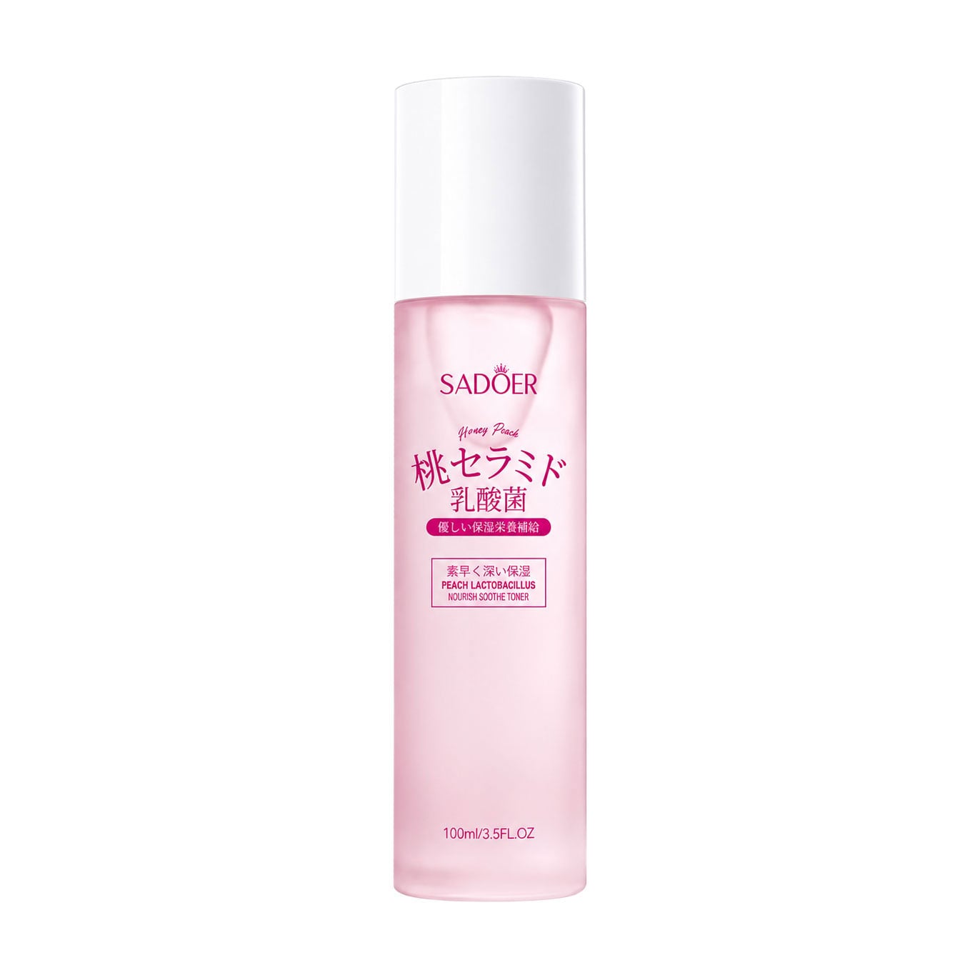 Тонер для обличчя Sadoer Peach Lactobacillus Nourish Soothe Toner з персиком та лактобактеріями, 100 мл